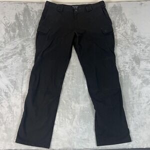 5.11 Tactical Series Pants Mens 42x36 Black Ripstop Cargo‎ Work Duty Outdoor